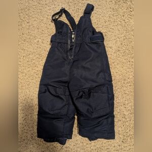 Kids Blue Snow Bib Overalls 12 Months